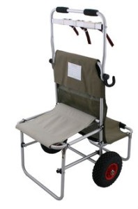 Eckla Multi-Rolly Cart Hinten Sitz ausgeklappt
