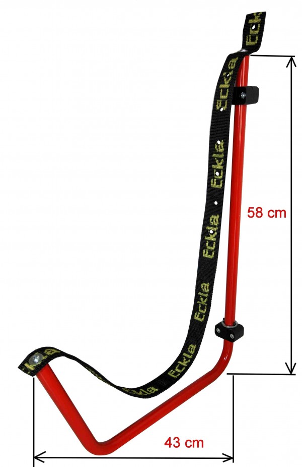 Eckla Kajak wandhalter SOFT XL 78979 mit Maßen
