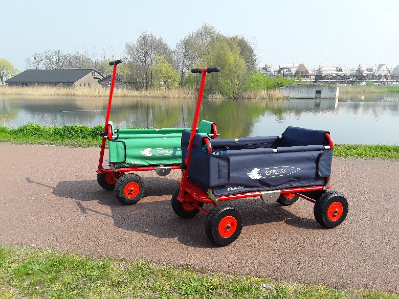 Eckla Express Bollerwagen blau + grün