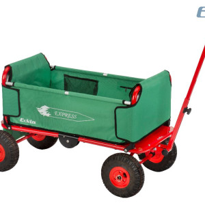 Bollerwagen Express Rot Grün