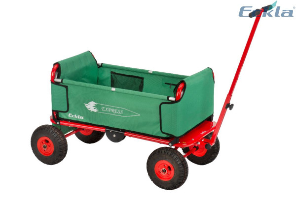 Bollerwagen Express Rot Grün