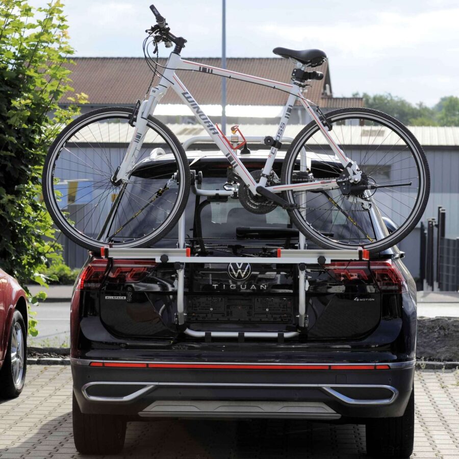 Heckansicht Heckfahrradträger Grizzly