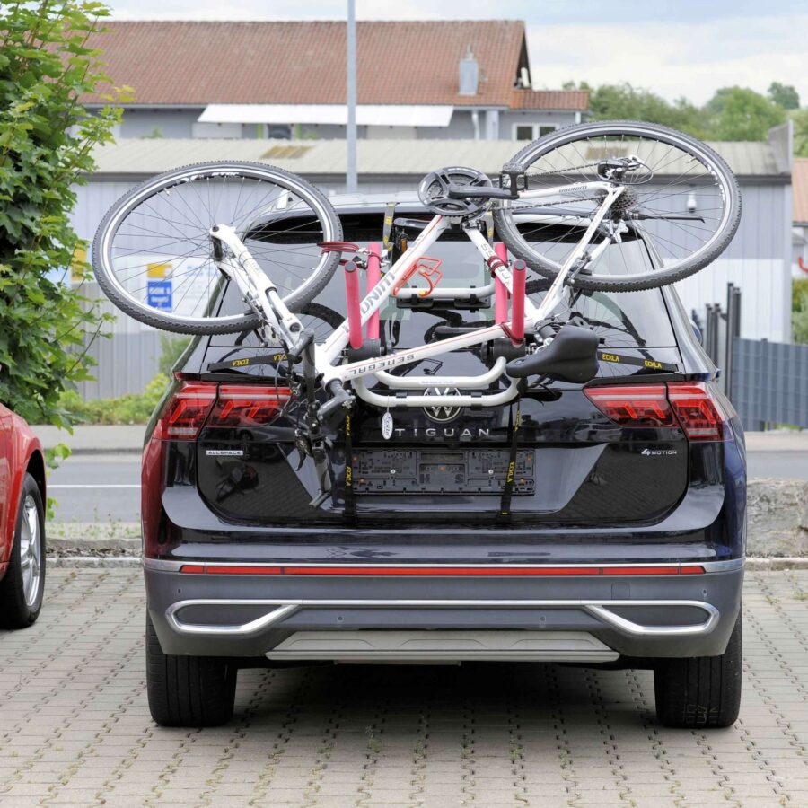 Fahrzeugabhängig aufgebauter Fahrrad Heckträger Porty