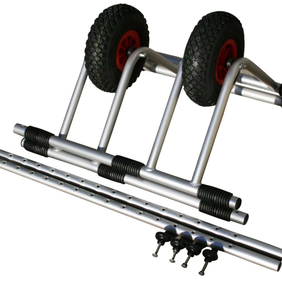 Katamaranwagen zerlegt