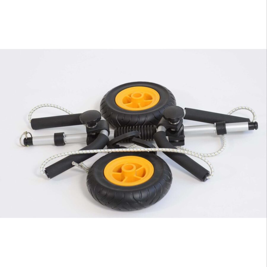 Seekajakwagen Pacific II zusammengelegt